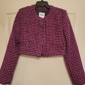New Zara Tweed Blazer